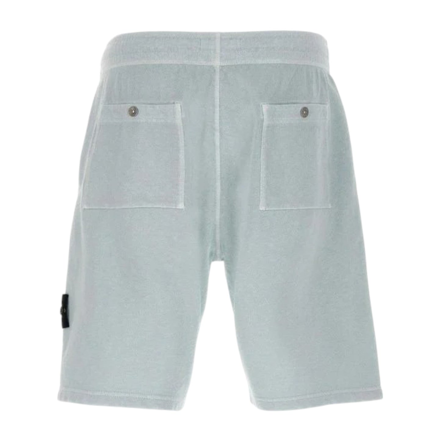 Stone Island Malfile Fleece 'Old' Bermuda Blue Shorts