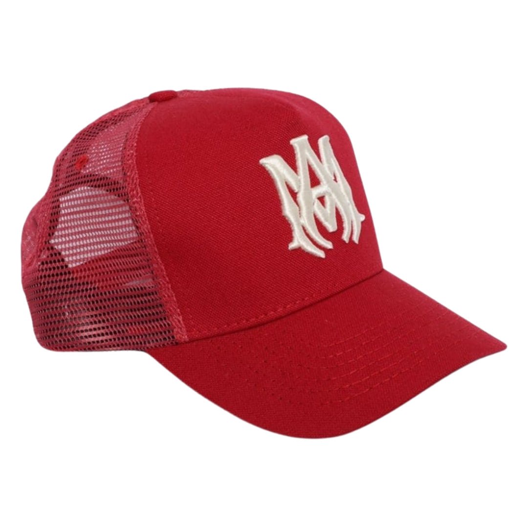 Amiri Red Trucker Hat - True Labels