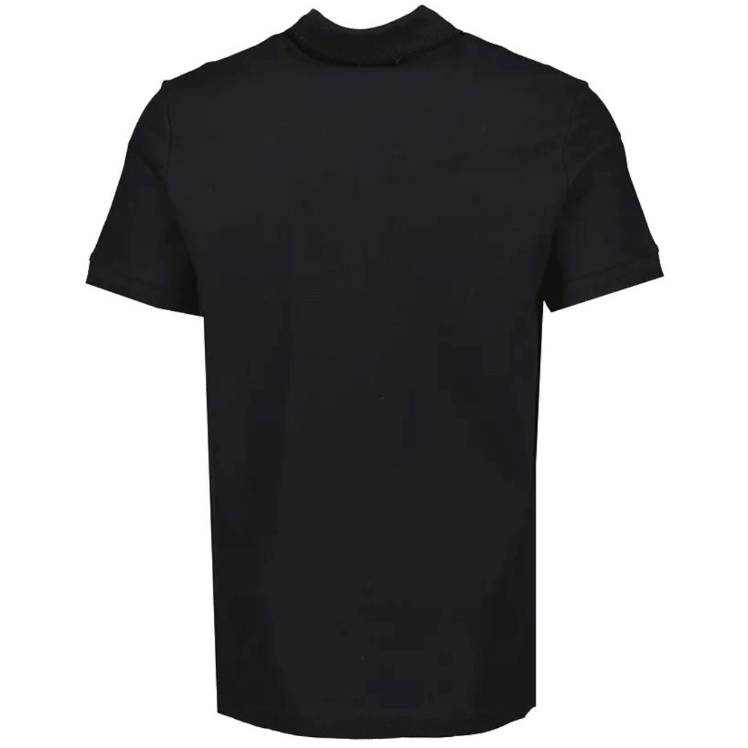Burberry Branded Circle Logo Black Polo Shirt - True Labels