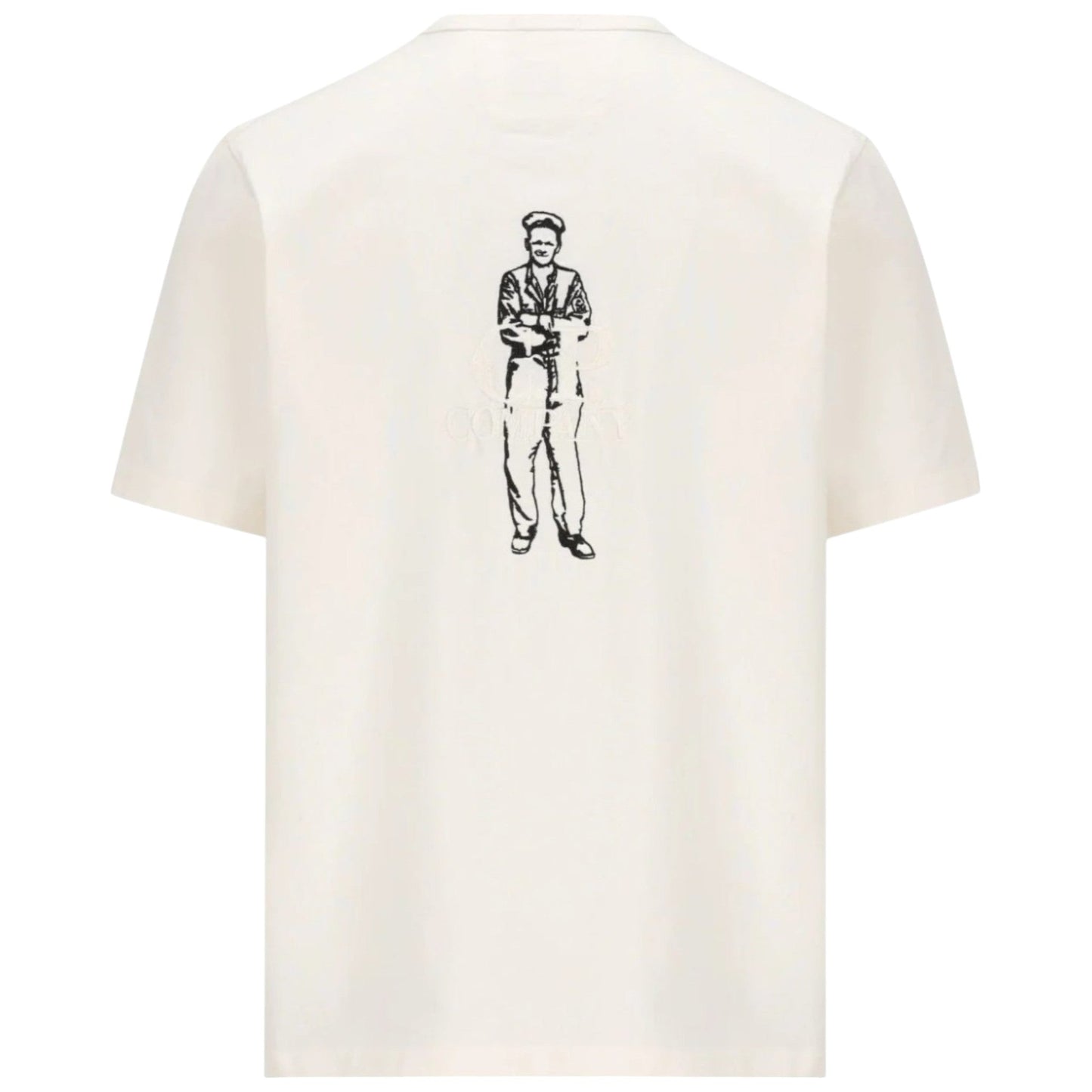 C.P. Company British Sailor White T-Shirt - True Labels