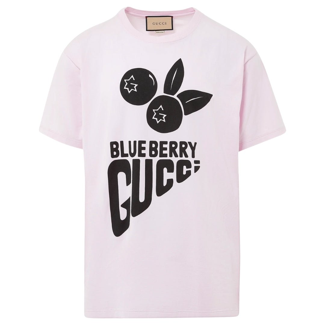 Gucci Blueberry T-Shirt Pink - True Labels