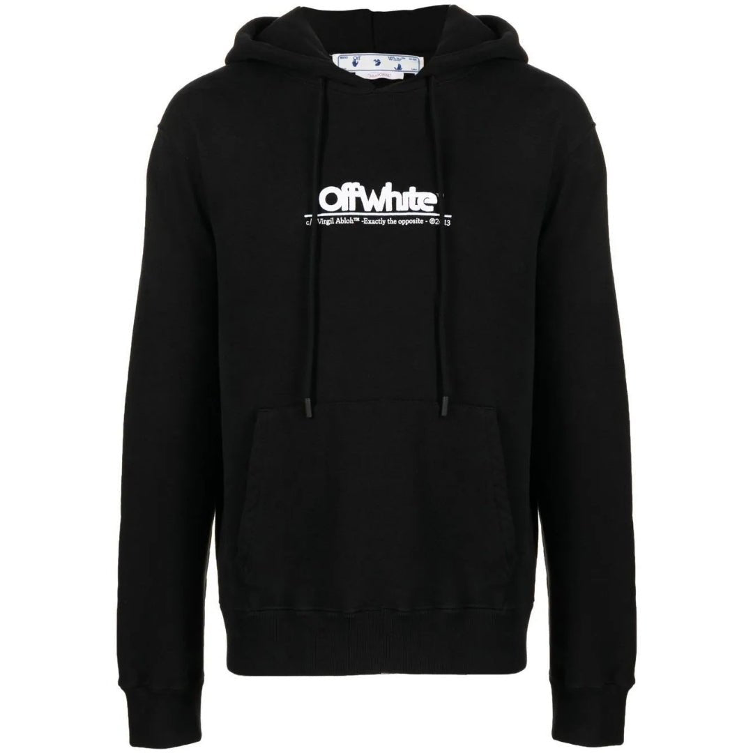Off White Mens Hoodie Black