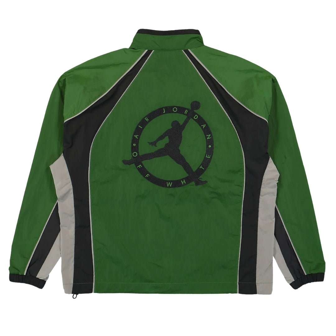 Off-White X Nike Jordan Logo Green Track Jacket S