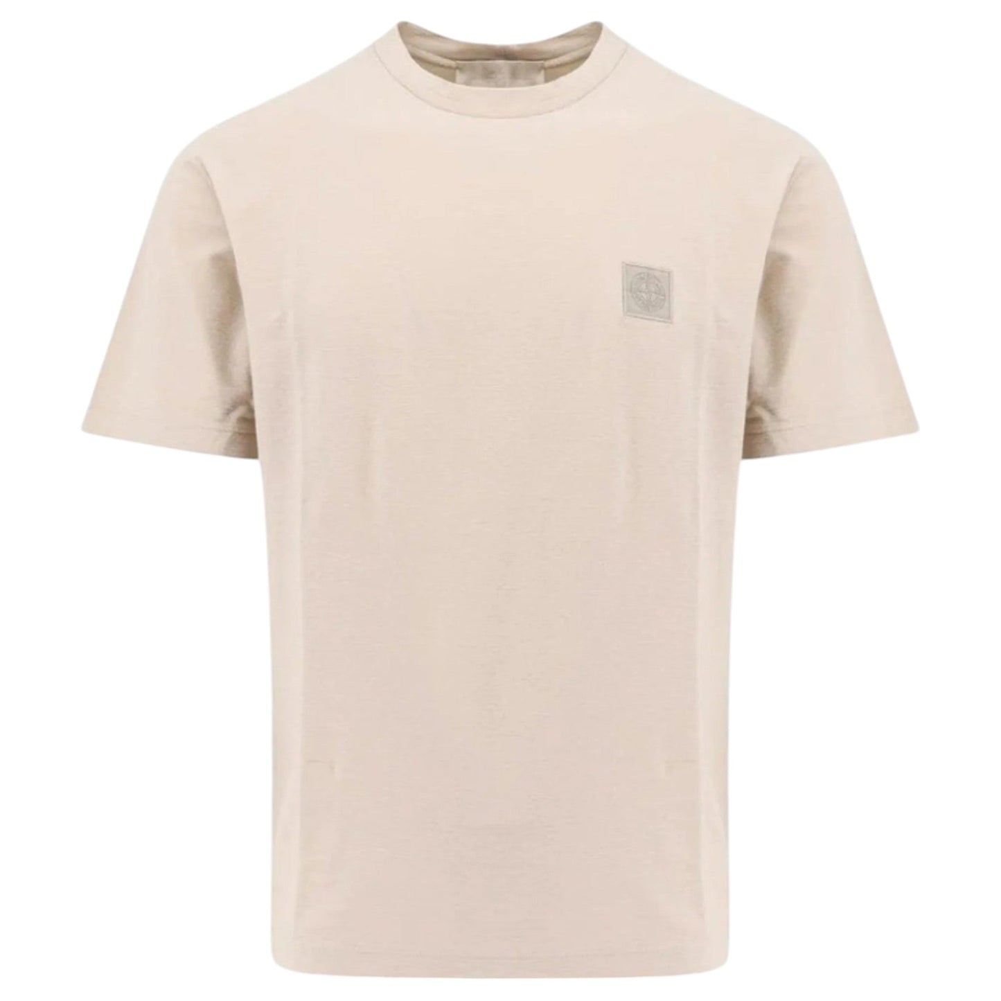 Stone Island Ghost Crewneck T-Shirt - Beige - True Labels