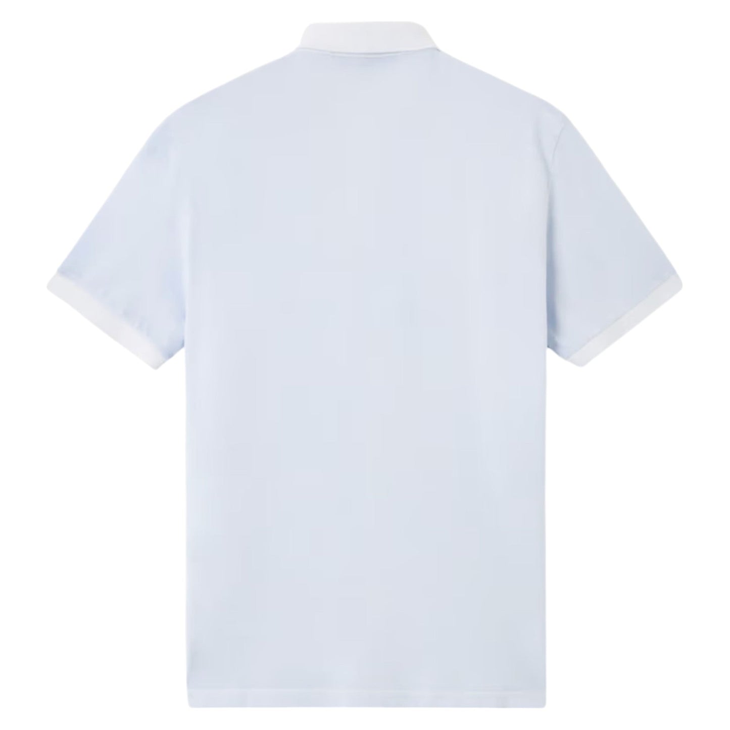 Stone Island Organic Cotton Elastane Pique Sky Blue Polo Shirt - True Labels