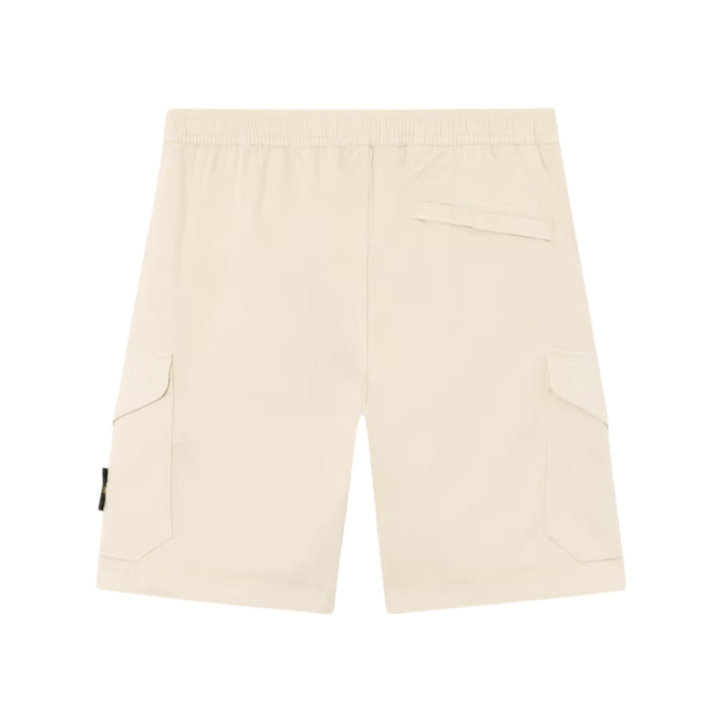 Stone Island Organic Stretch Cotton Satin Sand Shorts - True Labels