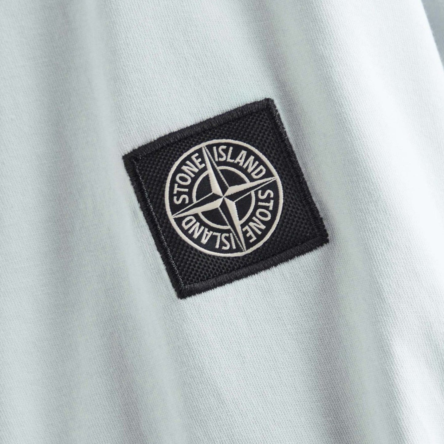 Stone Island Sky Blue T-Shirt with Compass - True Labels