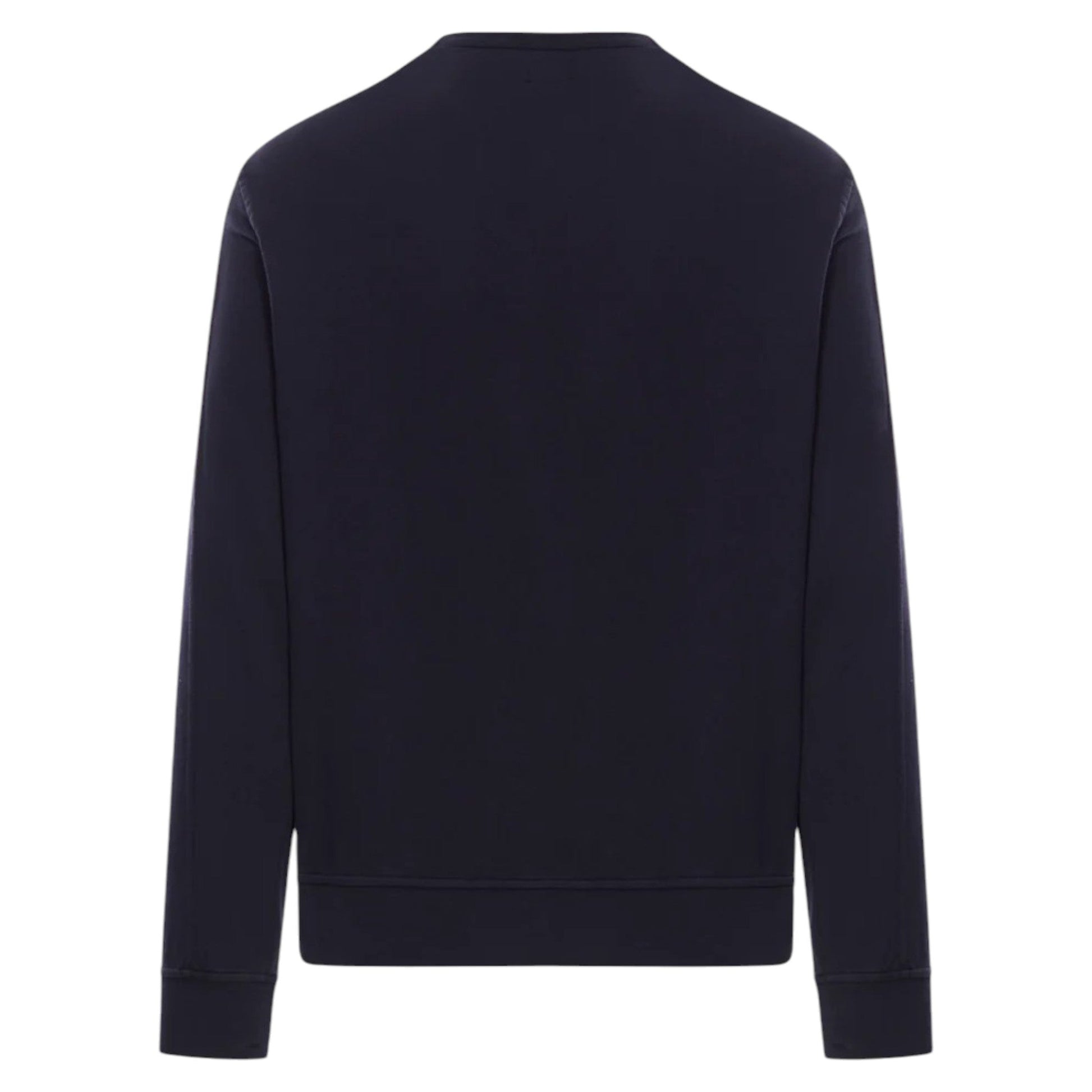 C.P. Company Diagonal Raised Light Fleece Navy Sweatshirt