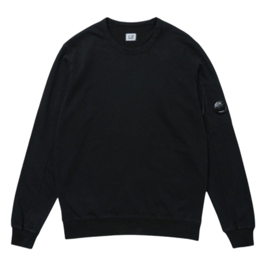 C.P. Company Light Fleece Black Sweatshirt