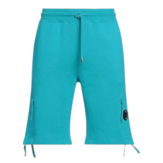 C.P. Company Turquoise Lens With Zips Shorts