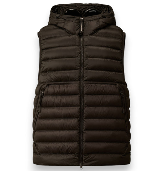 C.P Company, D.D. Shell Goggle Down Gilet in Black