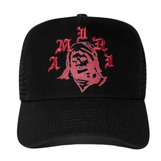 Amiri Black Trucker Hat - True Labels