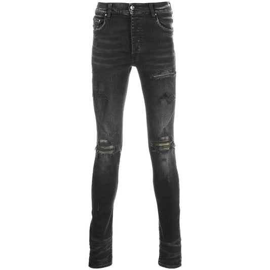 Amiri Brand Embossed Black Jeans - True Labels