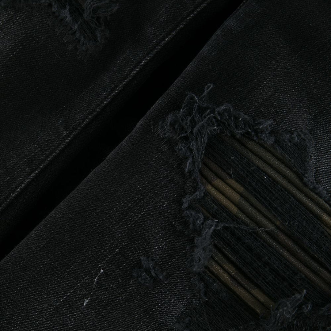 Amiri Brand Embossed Black Jeans - True Labels