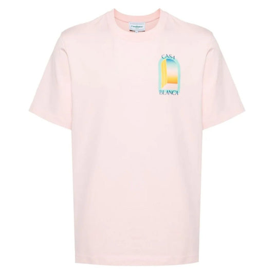 Casablanca L'Arche Colore Design Pink T-Shirt S