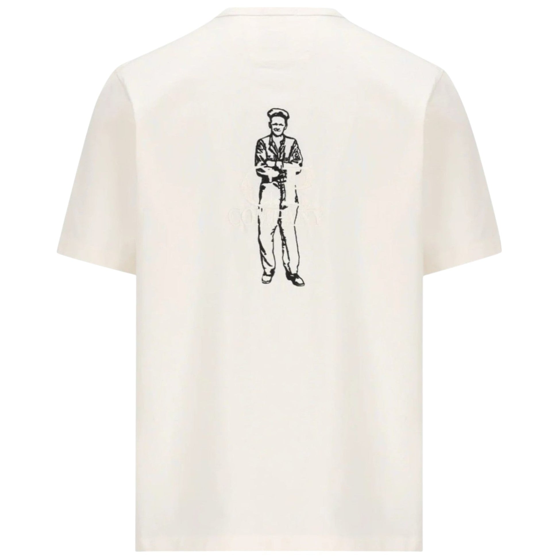 C.P. Company British Sailor White T-Shirt - True Labels