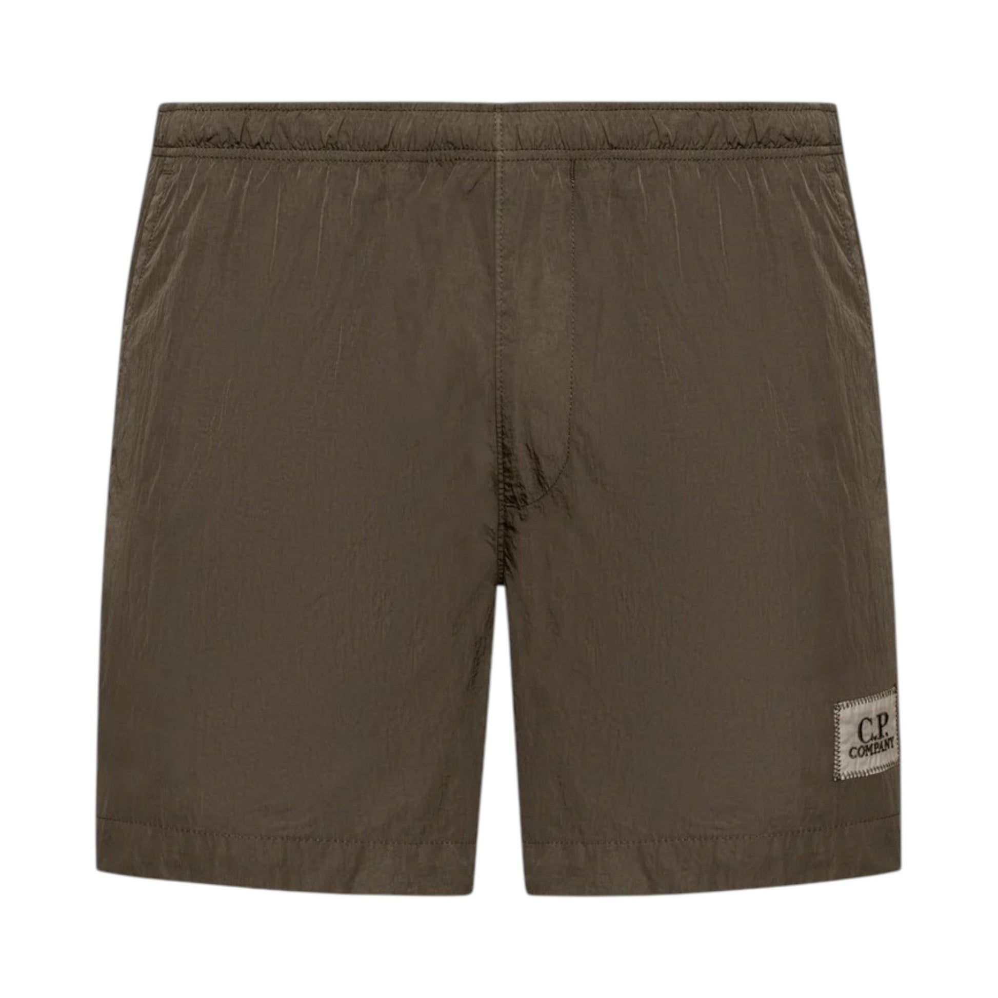 C.P. Company Chrome - R Ivory Green Swimshorts - True Labels
