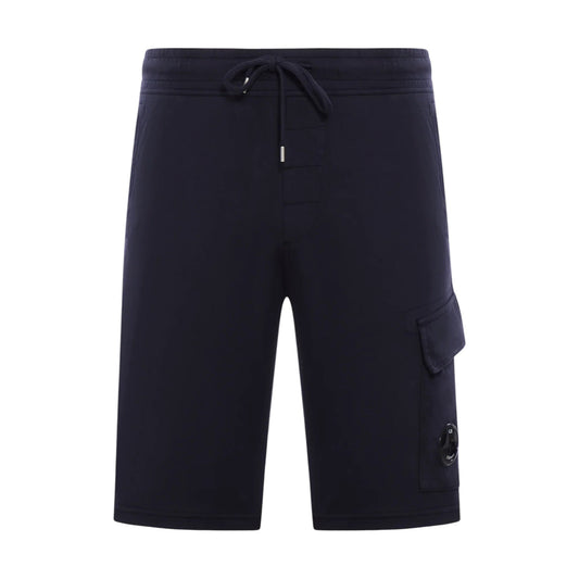 C.P. Company Cotton Lens Navy Shorts - True Labels