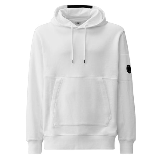 C.P. Company Diagonal Raised Hoodie White - True Labels