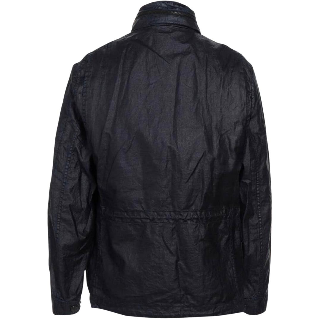 C.P. Company Lino Wax Medium Navy Blue Jacket - True Labels