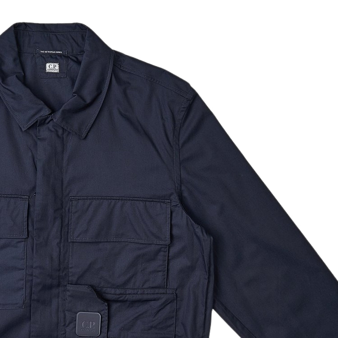 C.P. Company Metropolitan Overshirt Blue - True Labels