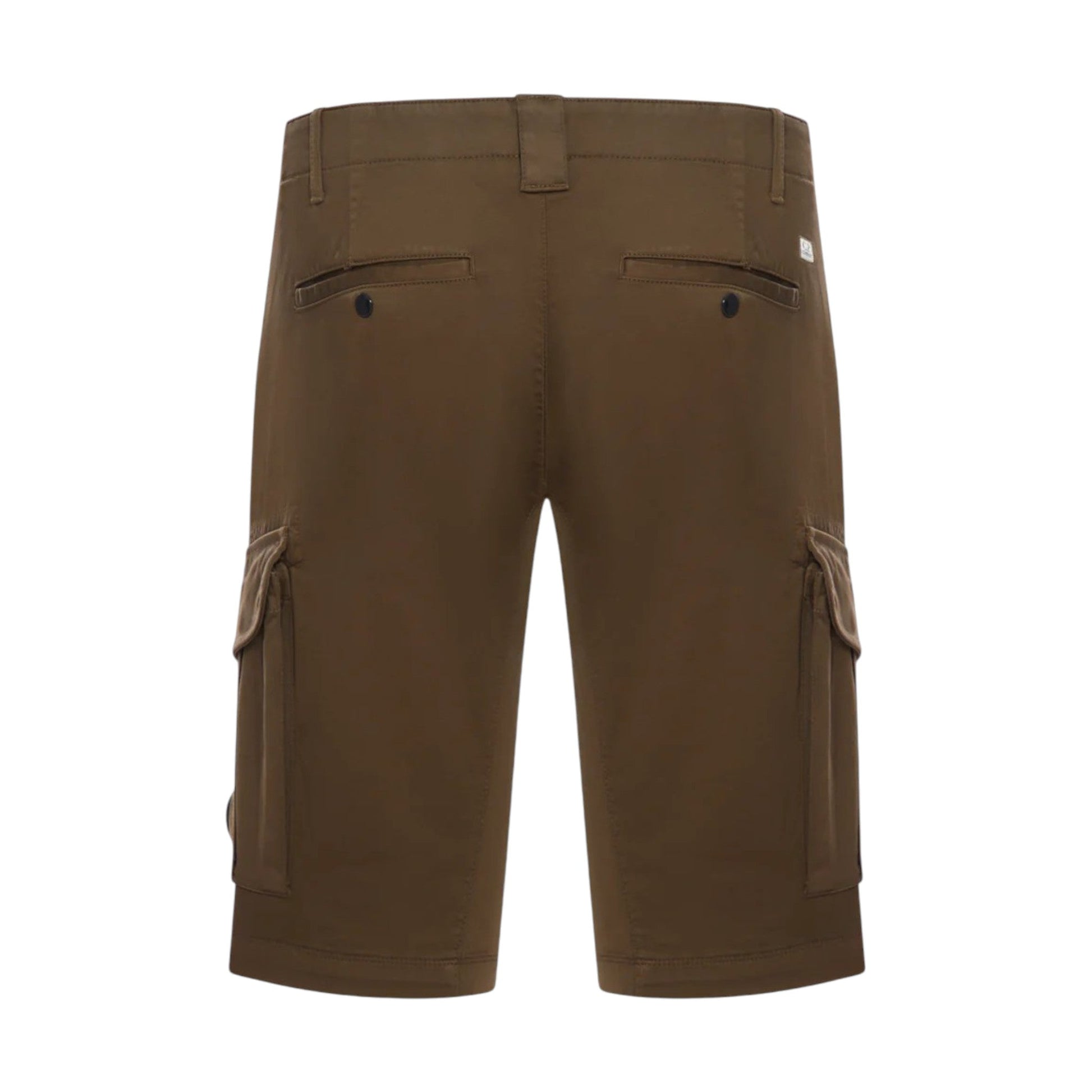 C.P. Company Sateen Stretch Ivy Green Cargo Pants - True Labels