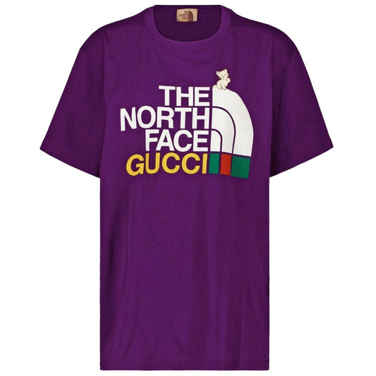 Gucci X The North Face T-Shirt Purple - True Labels