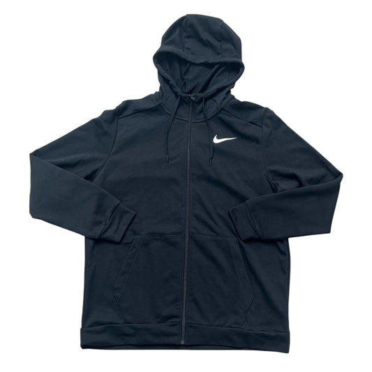 Nike Dri Fit Black Zip Up Jacket - True Labels