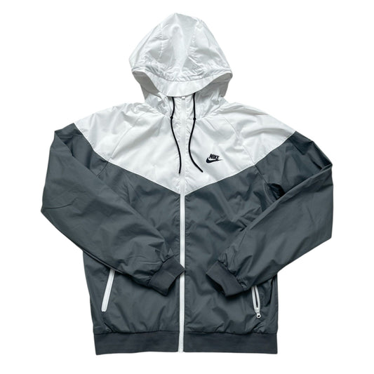 Nike White And Grey Windbreaker - True Labels