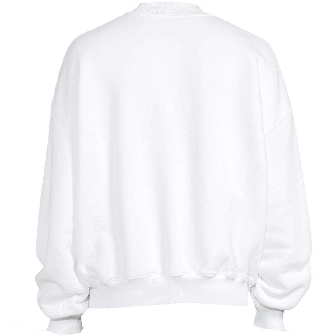 Off - White Blurr Book Over White Oversized Sweatshirt - True Labels