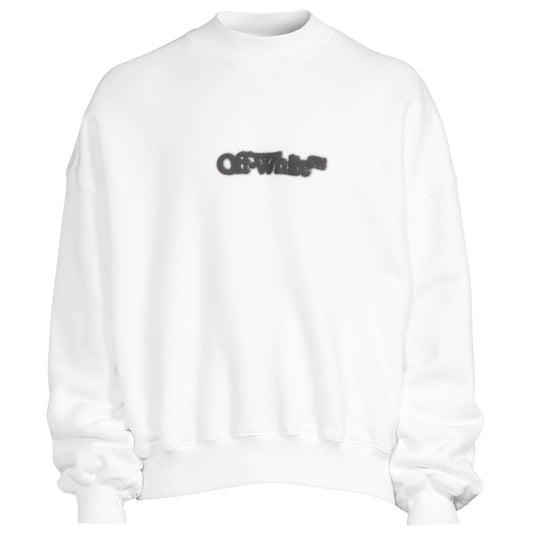 Off - White Blurr Book Over White Oversized Sweatshirt - True Labels