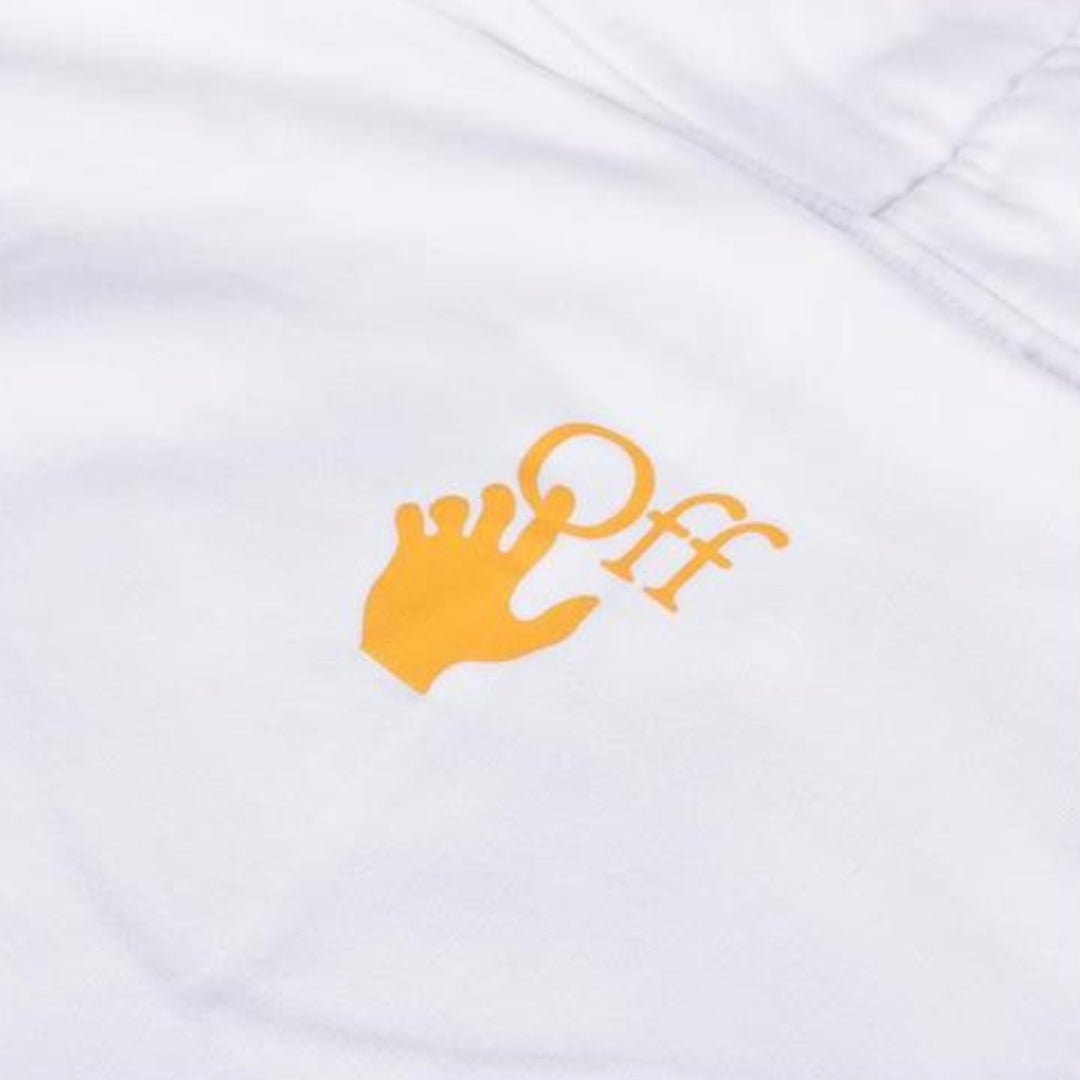 Off - White Carav Painting Over White Hoodie - True Labels