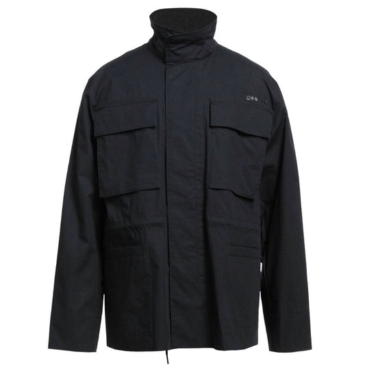 Off - White Diag Tab Black Field Jacket - True Labels