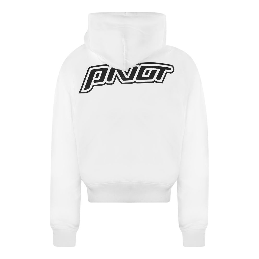 Off - White Mona Lisa Print Logo White Hoodie - True Labels