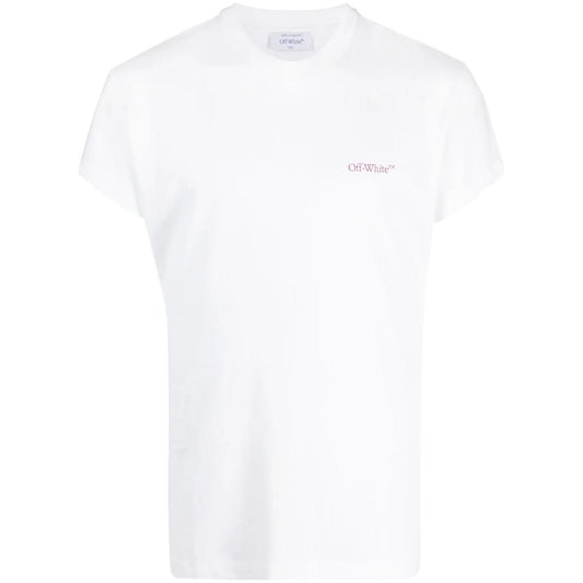 Off - White Moon Cam Arrow Logo White T-Shirt - True Labels