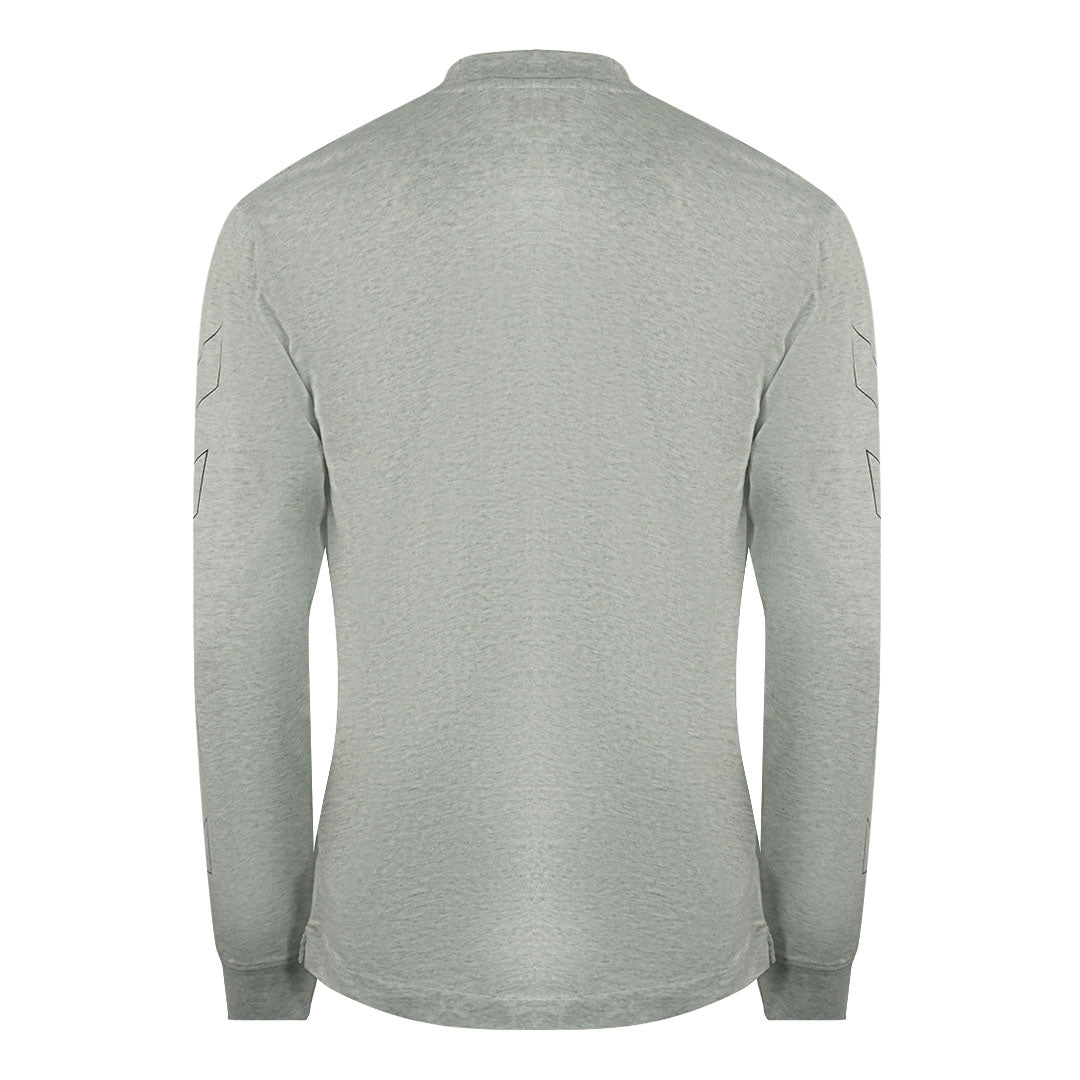 Off - White Skate Fit Diag Outline Grey Long Sleeve T-Shirt - True Labels