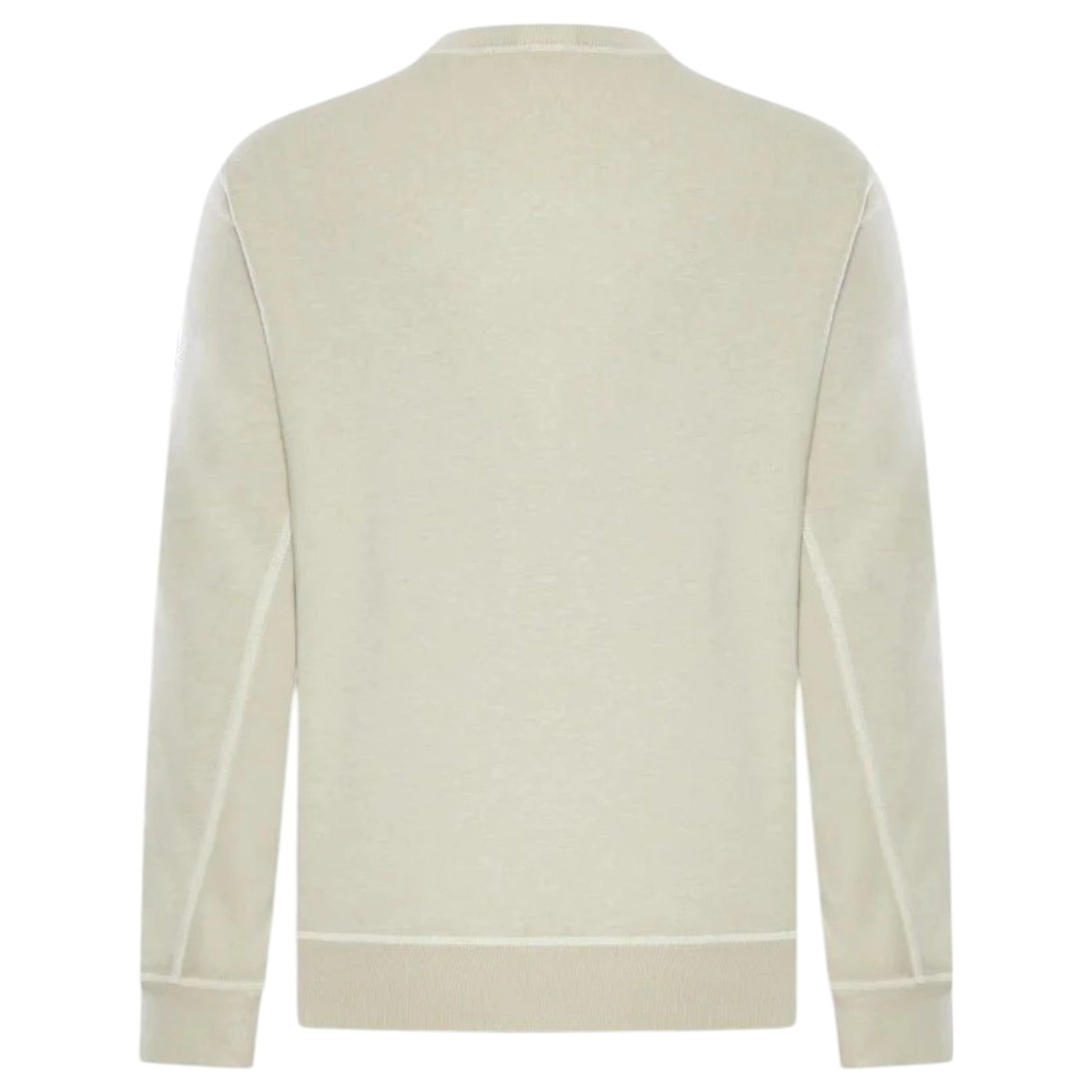 Stone Island Compass Patch Crewneck Sweatshirt - Sand - True Labels