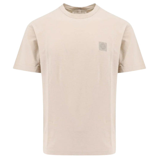 Stone Island Ghost Crewneck T-Shirt - Beige - True Labels