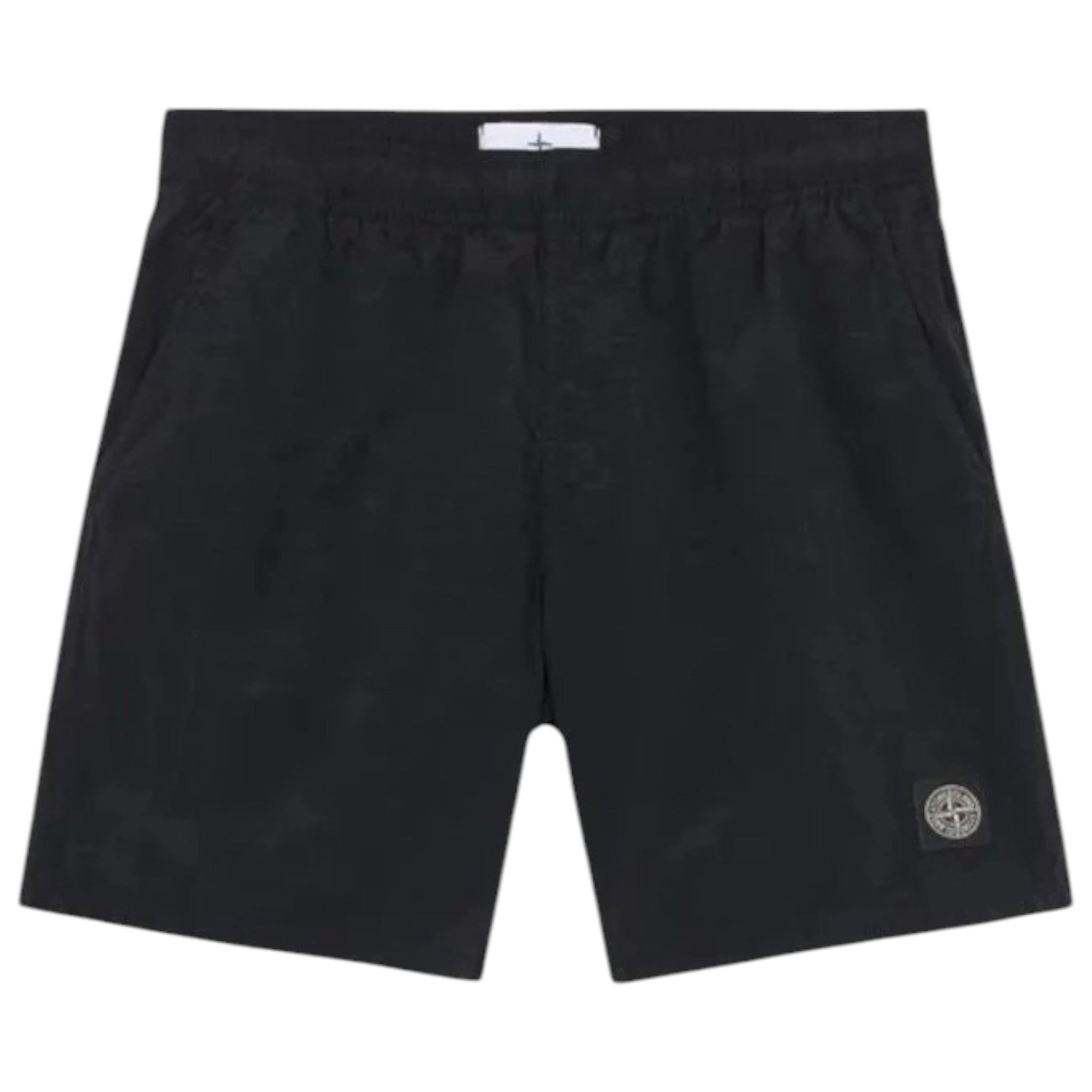 Stone Island Navy Compass - Patch Swim Shorts - True Labels