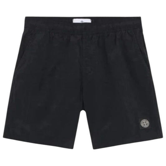 Stone Island Navy Compass - Patch Swim Shorts - True Labels