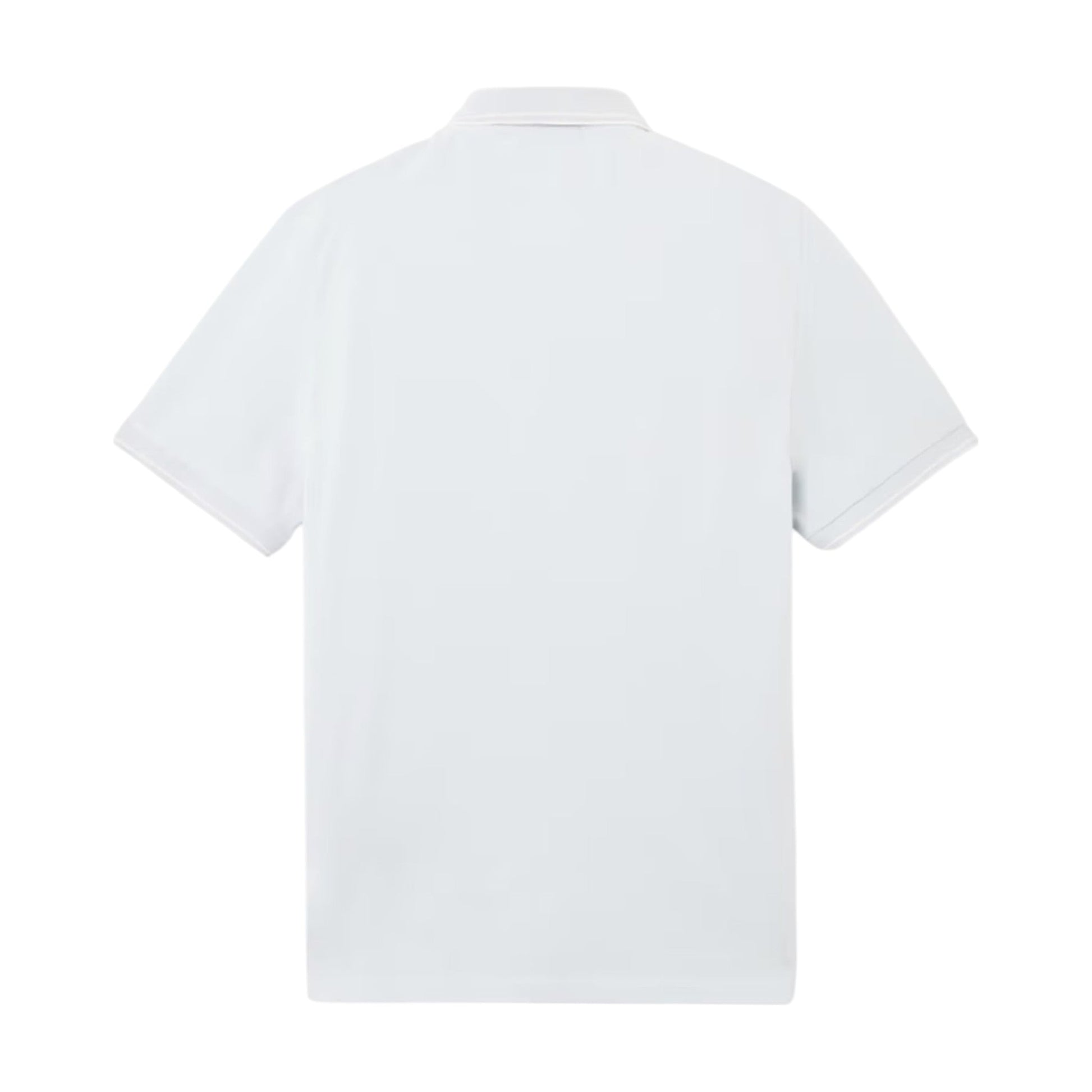 Stone Island Organic Cotton Elastane Pique Sky Blue Polo Shirt - True Labels