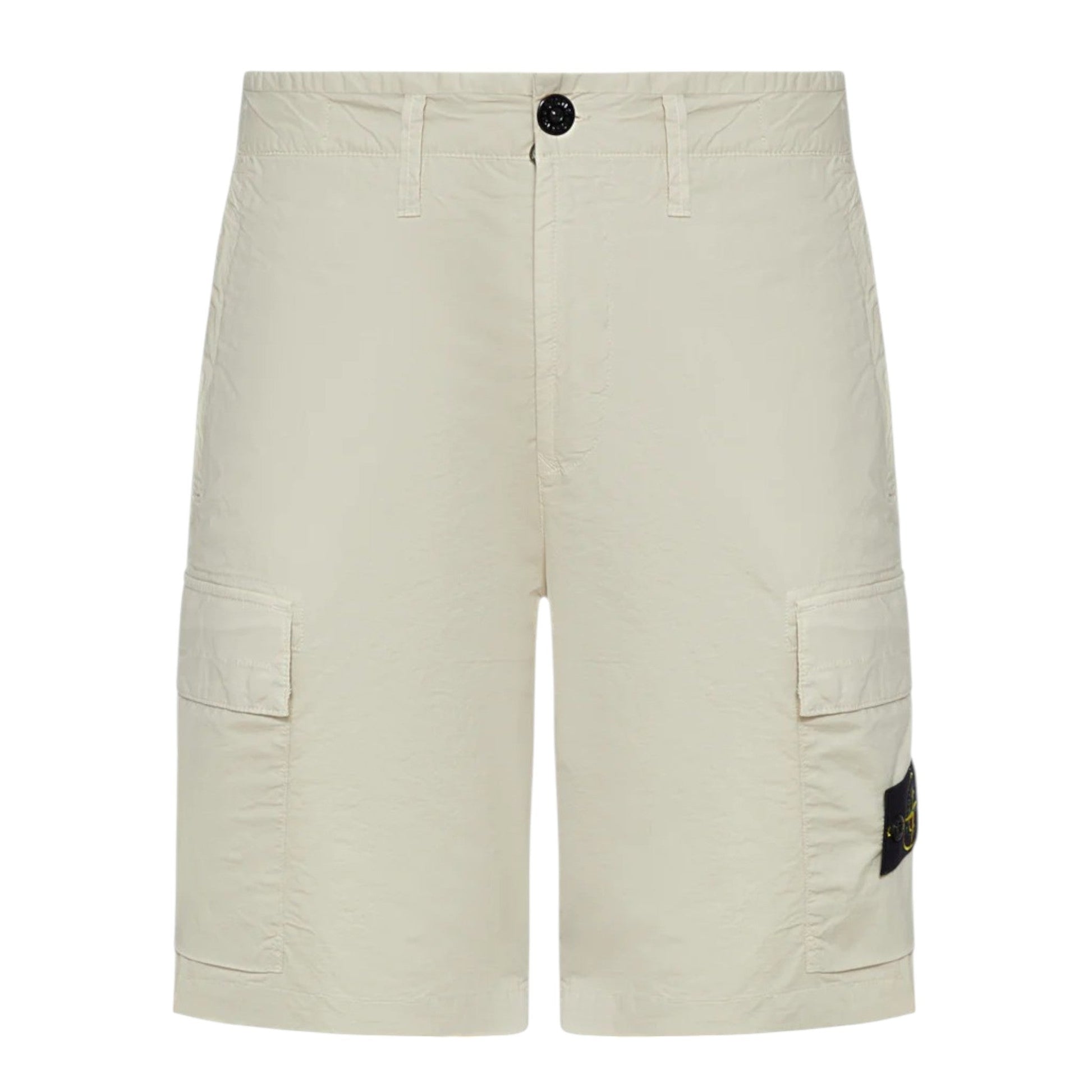 Stone Island Sand Bermuda Cargo Shorts - True Labels