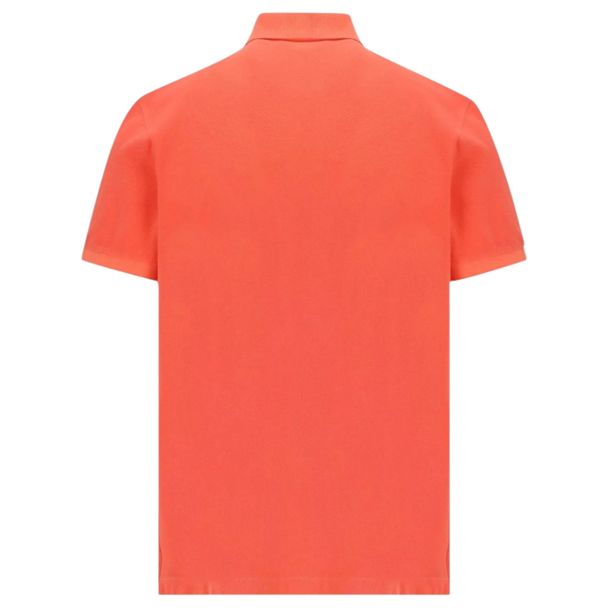 Stone Island Slim Fit Papaya Polo Shirt with Compass Patch - True Labels