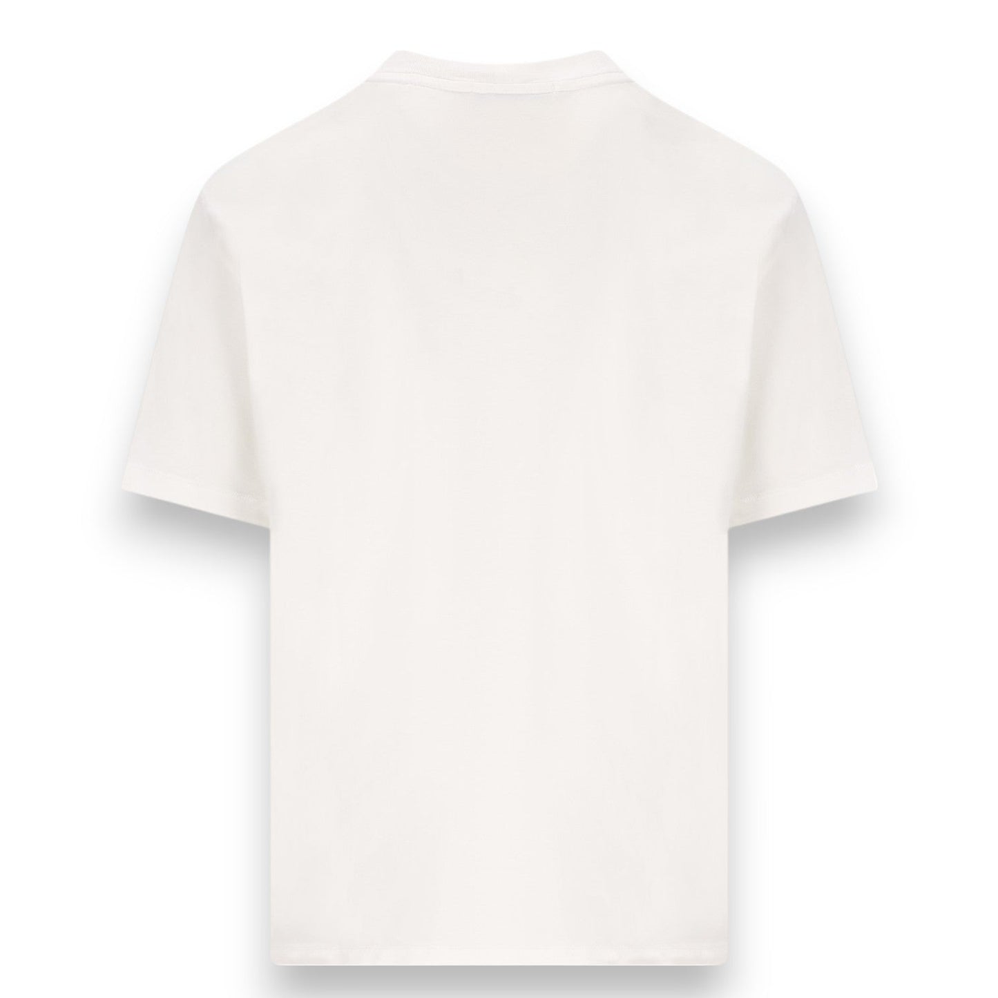 Stone Island, White Compass Patch Crewneck T-Shirt - True Labels