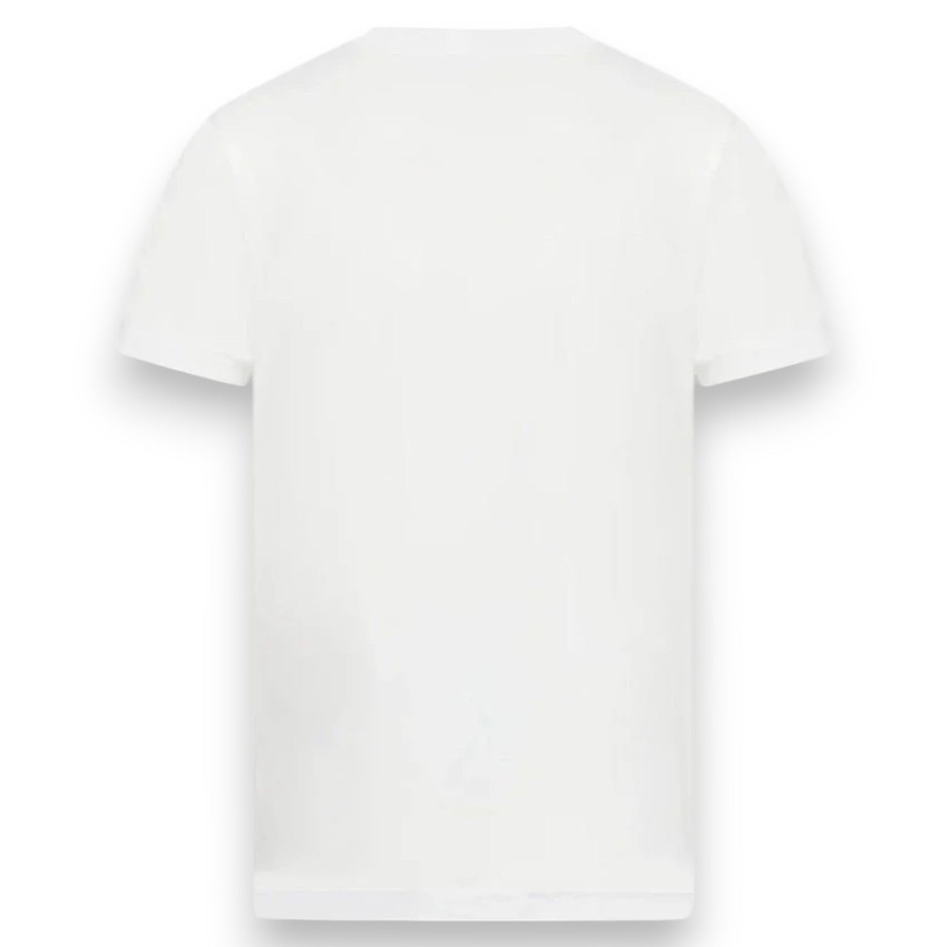 Stone Island White Compass Patch Crewneck T-Shirt - True Labels